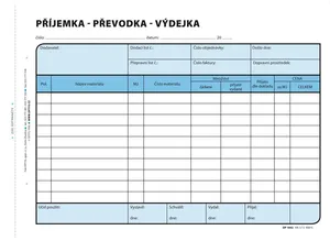 Příjemka-převodka-výdejka, A5, 100 listů 1042